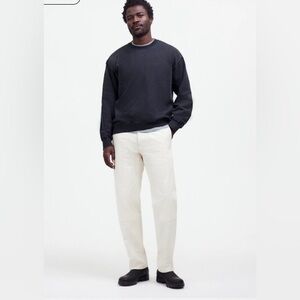 Madewell  in;Relaxed Straight Workwear Pants in; NWT